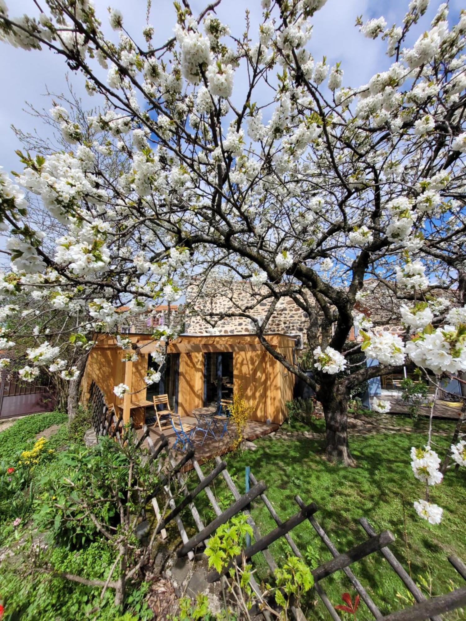 La Maisonnette Sous Le Cerisier Bergonne Exterior foto